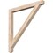 Ekena Millwork Traditional Craftsman Smooth Bracket, Douglas Fir, 3 1/2"W x 44"D x 44"H BKT04X44X44TRA04SDF - alternate 1
